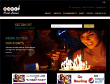 Tablet Screenshot of parkbowl.net